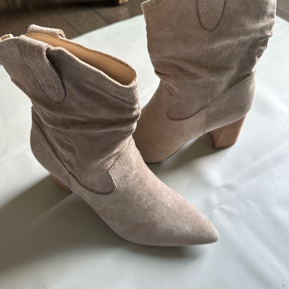 NWT Beige Booties